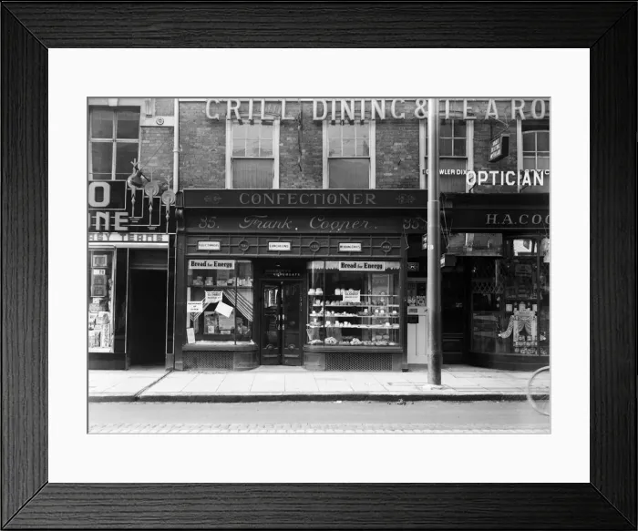 Framed Print : High Street, Cooper the bakers, Uxbridge 1936 Framed Print : High Street, Cooper the bakers, Uxbridge 1936