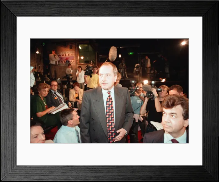 Framed Print : The Welsh devolution referendum of 1997 was a pre-legislative referendum held in Wales Framed Print : The Welsh devolution referendum of 1997 was a pre-legislative referendum held in Wales