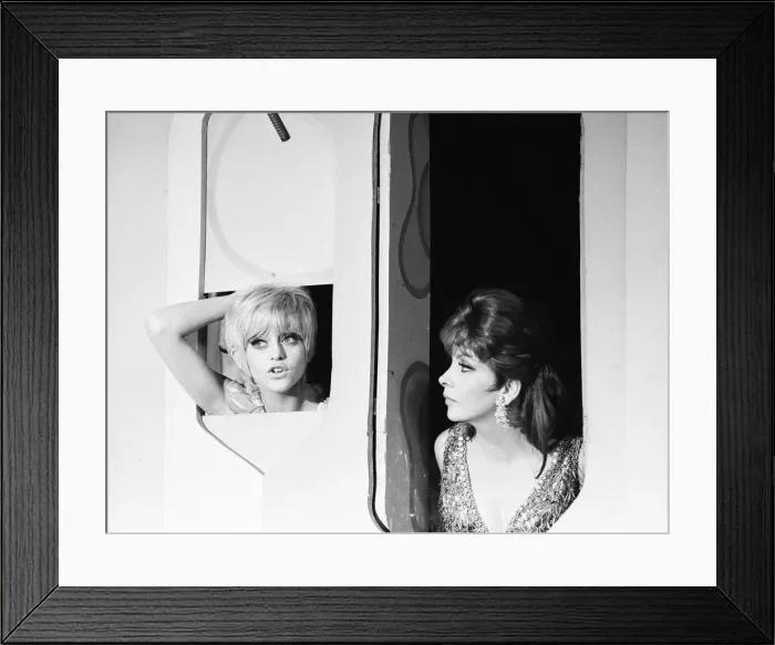 Framed Print : Rowan & Martins Laugh-In, an American sketch comedy television program on the NBC Framed Print : Rowan & Martins Laugh-In, an American sketch comedy television program on the NBC