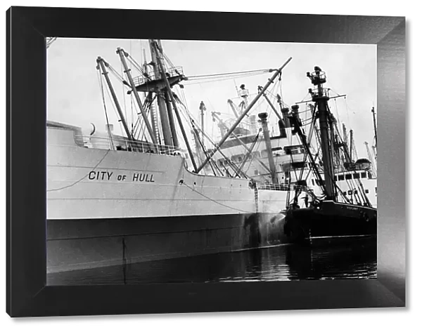 The Ellermann Lines ship 'City of Hull'. Circa 1960