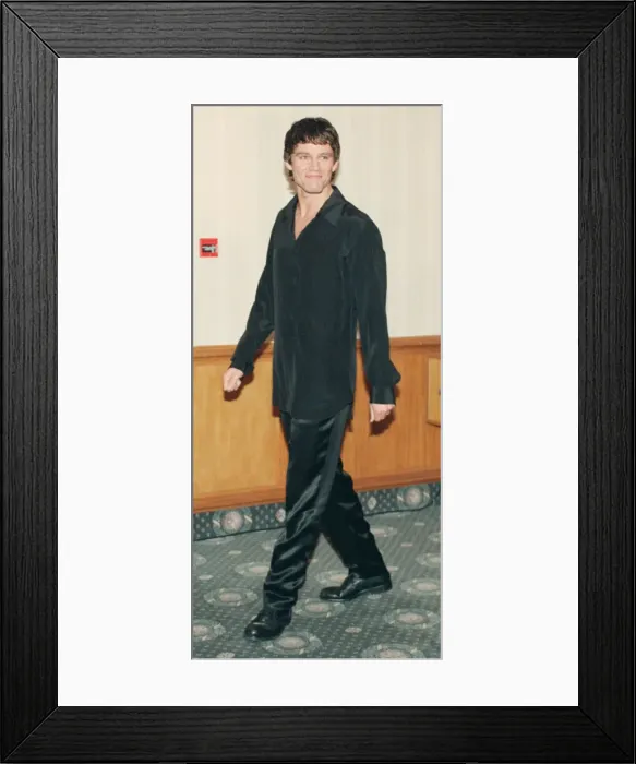Framed Print : Take That, populate British music group boy band, hold a press conference to announce Framed Print : Take That, populate British music group boy band, hold a press conference to announce