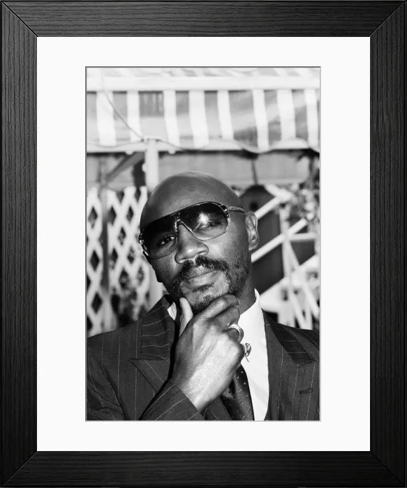Framed Print : Marvin Hagler in London to challenge WBC, WBA champion Alan Minter Framed Print : Marvin Hagler in London to challenge WBC, WBA champion Alan Minter