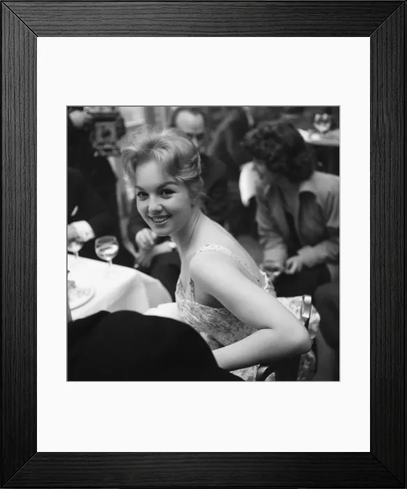Framed Print : Mylene Demongeot, french actress, pictured in London, Wednesday 26th March 1958