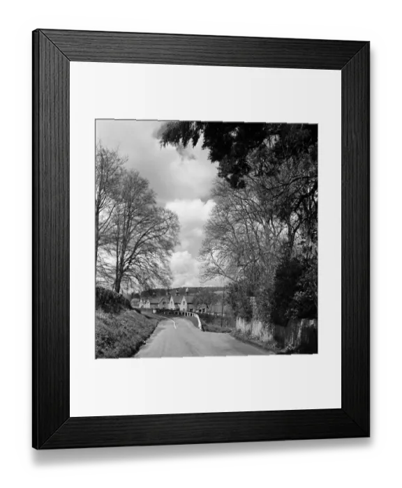 Framed Print : The lane from Chenies, Buckinghamshire. Circa 1950