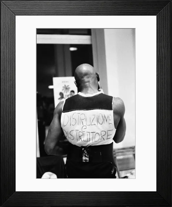 Framed Print : WBC and WBA world champion Marvin Hagler training for his sixth defence of his world