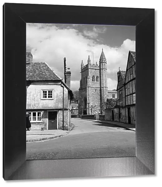 St Marys Church, Church Street, Amersham, Buckinghamshire. Circa 1950