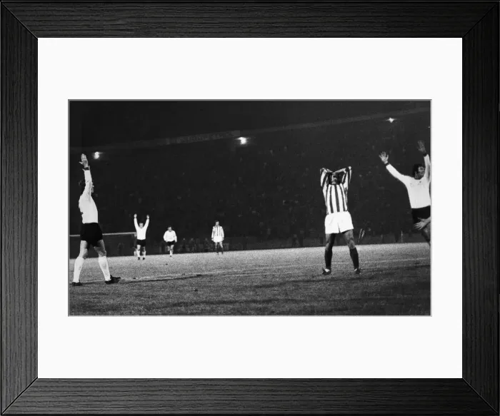 Framed Print : European Cup Second Round First Leg match at the Marakana Stadium, Belgrade, Yugoslavia Framed Print : European Cup Second Round First Leg match at the Marakana Stadium, Belgrade, Yugoslavia