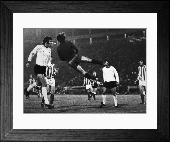 Framed Print : European Cup Second Round First Leg match at the Marakana Stadium, Belgrade, Yugoslavia