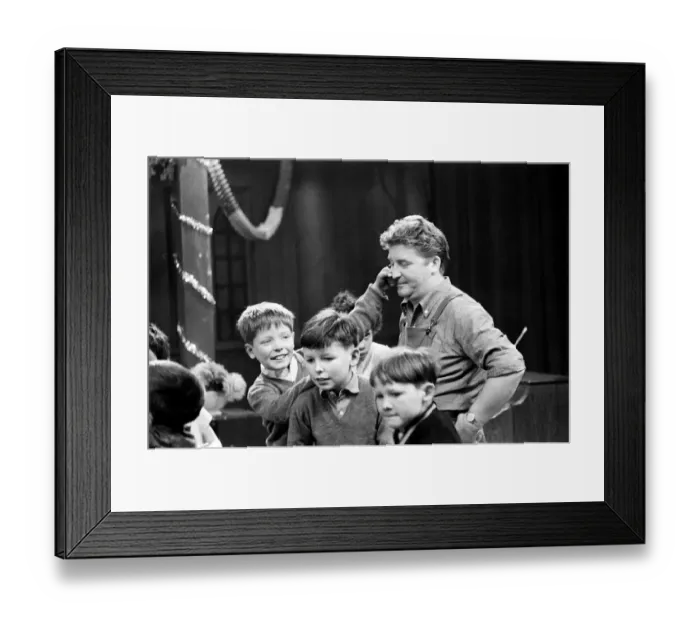 Framed Print : When 45 children from Wood Street Mission in Manchester were invited to take part in a