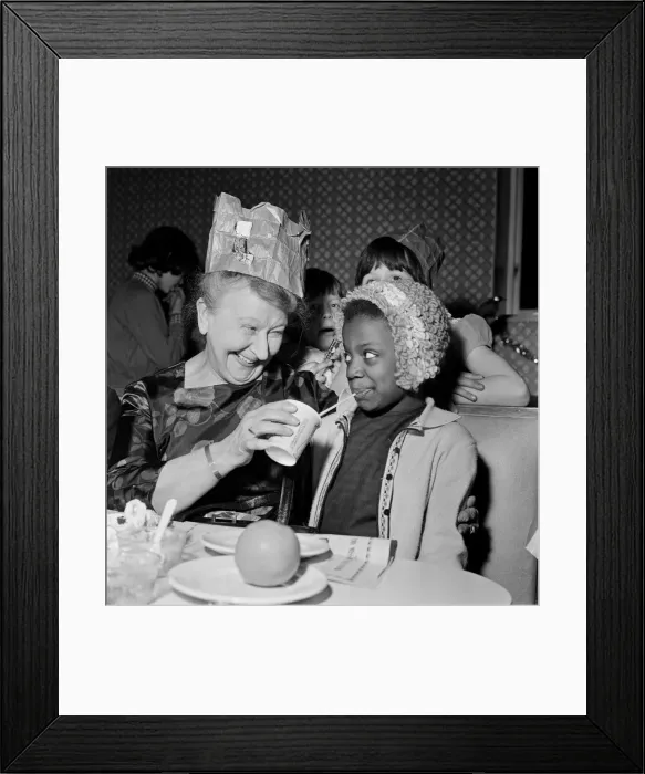 Framed Print : When 45 children from Wood Street Mission in Manchester were invited to take part in a