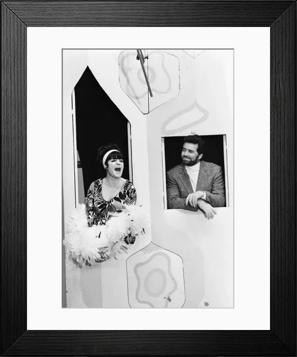 Framed Print : Rowan & Martins Laugh-In, an American sketch comedy television program on the NBC Framed Print : Rowan & Martins Laugh-In, an American sketch comedy television program on the NBC