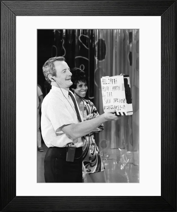 Framed Print : Rowan & Martins Laugh-In, an American sketch comedy television program on the NBC