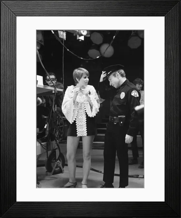 Framed Print : Rowan & Martins Laugh-In, an American sketch comedy television program on the NBC Framed Print : Rowan & Martins Laugh-In, an American sketch comedy television program on the NBC