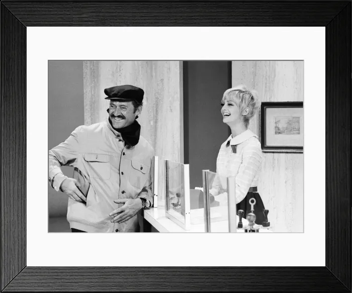 Framed Print : Rowan & Martins Laugh-In, an American sketch comedy television program on the NBC