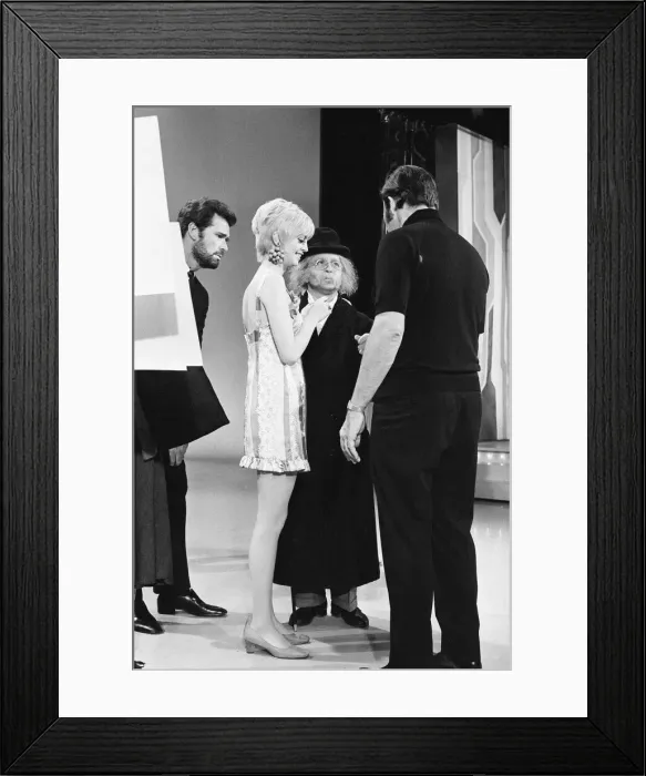 Framed Print : Rowan & Martins Laugh-In, an American sketch comedy television program on the NBC Framed Print : Rowan & Martins Laugh-In, an American sketch comedy television program on the NBC