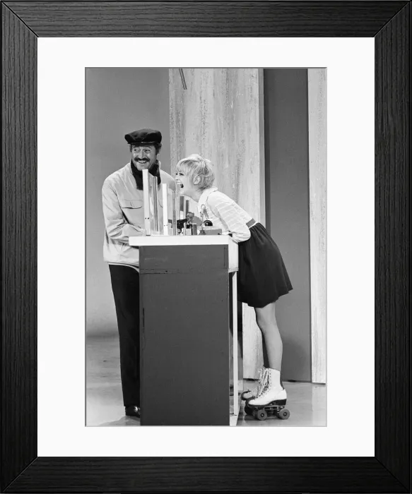 Framed Print : Rowan & Martins Laugh-In, an American sketch comedy television program on the NBC Framed Print : Rowan & Martins Laugh-In, an American sketch comedy television program on the NBC