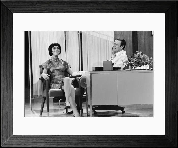 Framed Print : Rowan & Martins Laugh-In, an American sketch comedy television program on the NBC Framed Print : Rowan & Martins Laugh-In, an American sketch comedy television program on the NBC