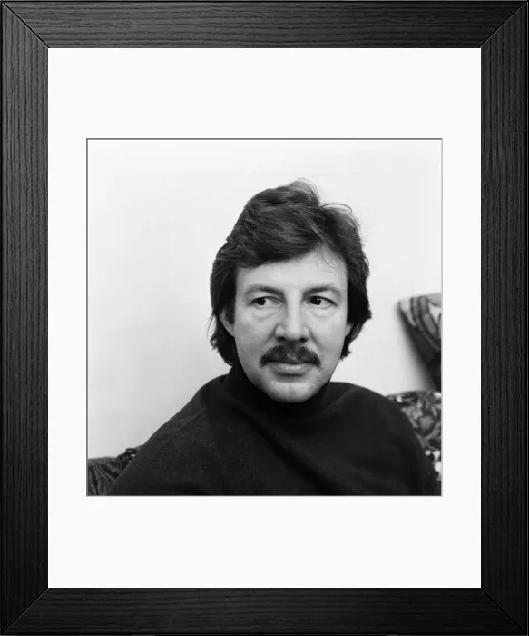 Framed Print : Actor Philip Lowrie at his home in west London. 5th December 1978 Framed Print : Actor Philip Lowrie at his home in west London. 5th December 1978