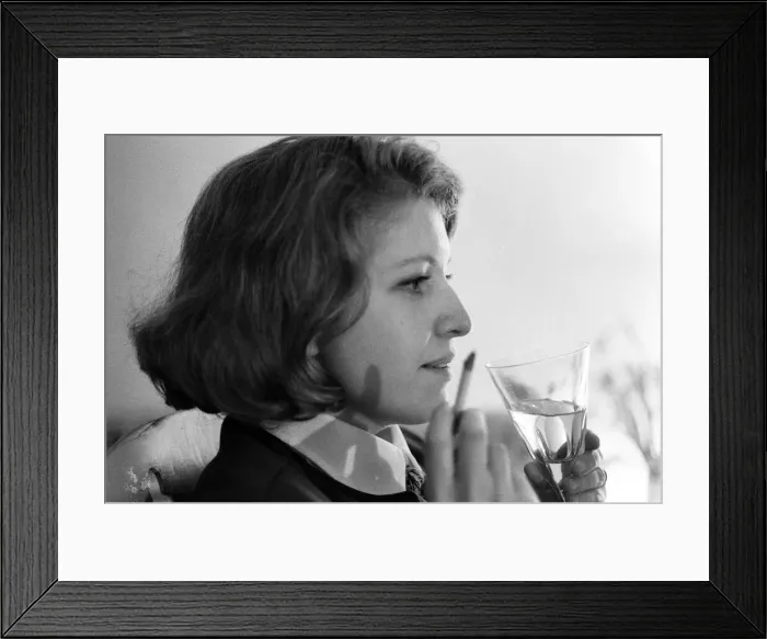Framed Print : Coronation Streets Anne Reid watching her character Valerie Barlow die on screen Framed Print : Coronation Streets Anne Reid watching her character Valerie Barlow die on screen