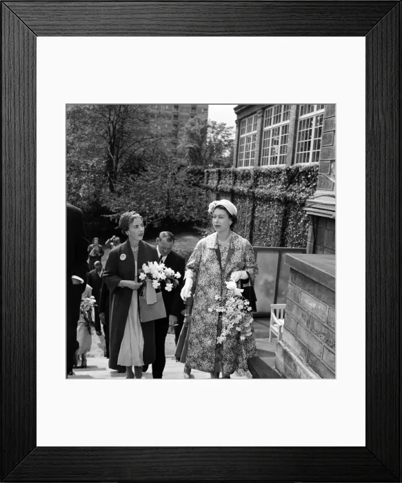 Framed Print : Queen Elizabeth II and Prince Philip, Duke of Edinburgh visit to Denmark Framed Print : Queen Elizabeth II and Prince Philip, Duke of Edinburgh visit to Denmark