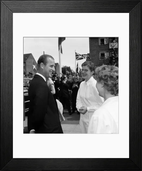 Framed Print : Queen Elizabeth II and Prince Philip, Duke of Edinburgh visit to Denmark Framed Print : Queen Elizabeth II and Prince Philip, Duke of Edinburgh visit to Denmark