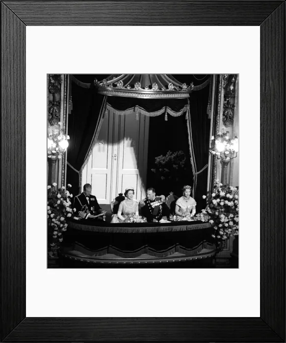 Framed Print : Queen Elizabeth II and Prince Philip, Duke of Edinburgh visit to Denmark Framed Print : Queen Elizabeth II and Prince Philip, Duke of Edinburgh visit to Denmark