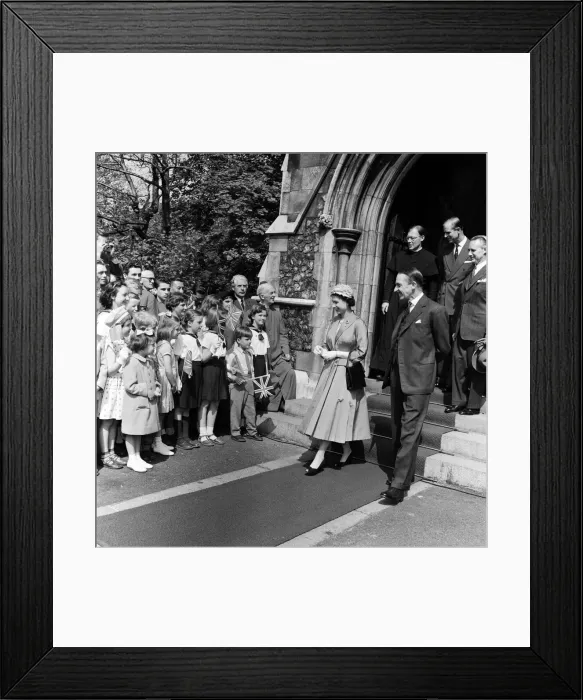 Framed Print : Queen Elizabeth II and Prince Philip, Duke of Edinburgh visit to Denmark Framed Print : Queen Elizabeth II and Prince Philip, Duke of Edinburgh visit to Denmark