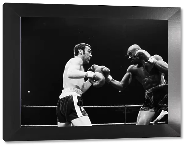Alan Minter vs. Marvin Hagler, WBA and WBC world middleweight title fight, Wembley Arena