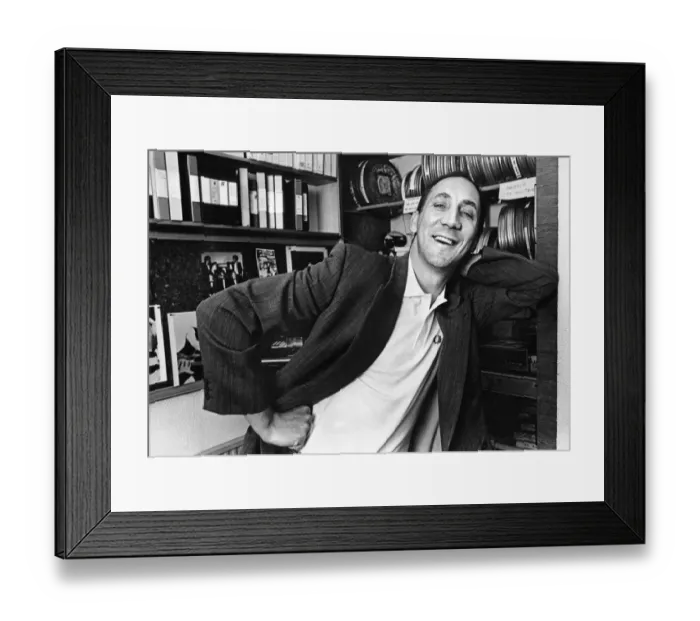 Framed Print : Pete Townshend, guitarist of British rock group The Who. 27th May 1985 Framed Print : Pete Townshend, guitarist of British rock group The Who. 27th May 1985