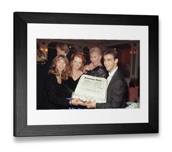 Framed Print : The Birmingham Film and TV Festival annual Dinner at the Botanical gardens