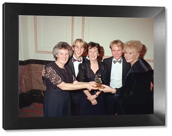 Evening Mail reader Mrs Brenda Ward of Walsall (left), presents the Soap of the Year