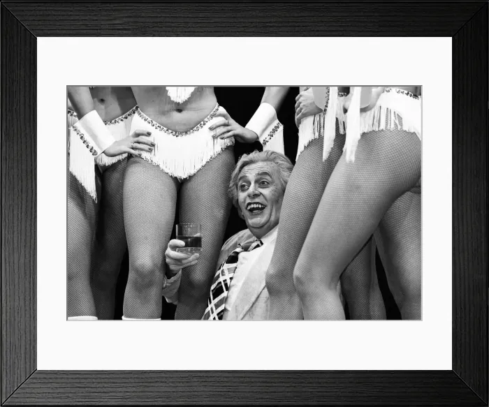 Framed Print : Barry Humphries in character as Sir Les Patterson. 12th November 1987 Framed Print : Barry Humphries in character as Sir Les Patterson. 12th November 1987