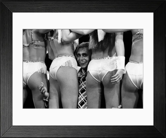 Framed Print : Barry Humphries in character as Sir Les Patterson. 12th November 1987 Framed Print : Barry Humphries in character as Sir Les Patterson. 12th November 1987