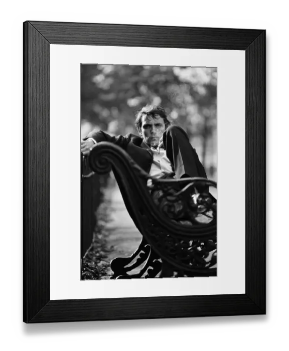 Framed Print : Actor Terence Stamp pictured in a park in London. 13th September 1962 Framed Print : Actor Terence Stamp pictured in a park in London. 13th September 1962