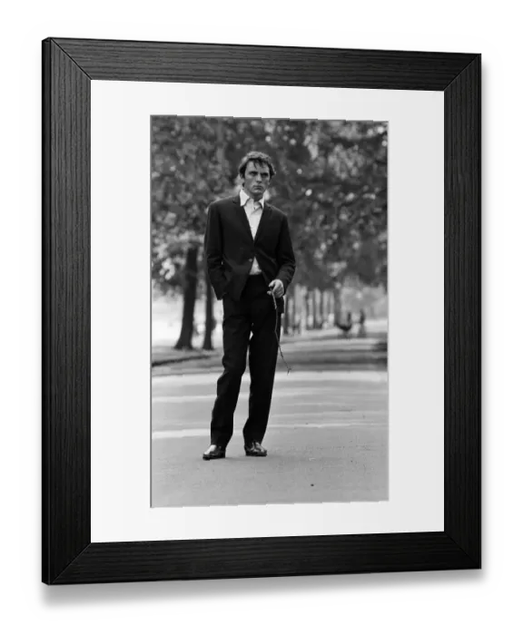 Framed Print : Actor Terence Stamp pictured in a park in London. 13th September 1962 Framed Print : Actor Terence Stamp pictured in a park in London. 13th September 1962