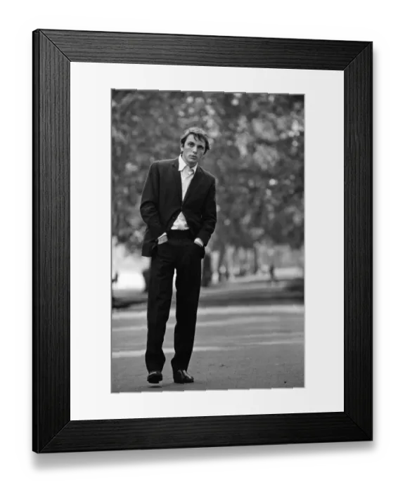 Framed Print : Actor Terence Stamp pictured in a park in London. 13th September 1962