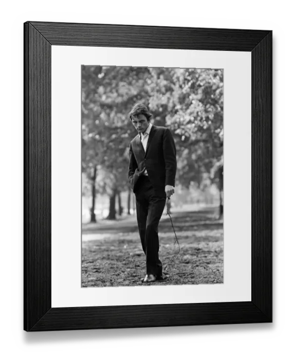 Framed Print : Actor Terence Stamp pictured in a park in London. 13th September 1962