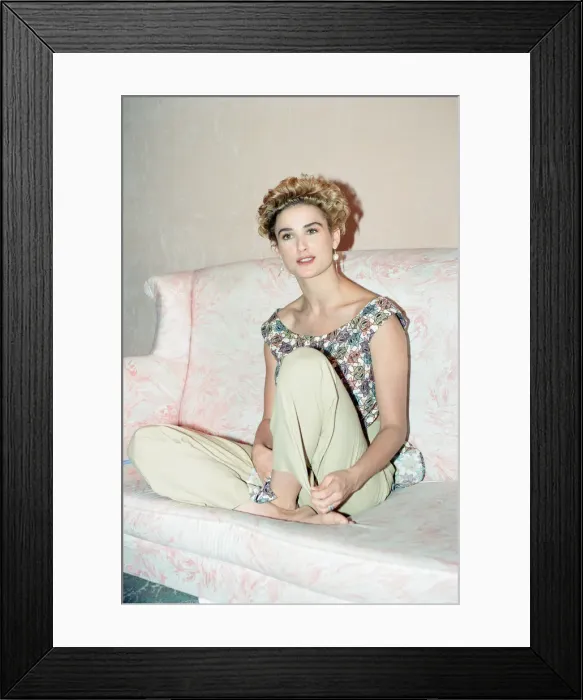 Framed Print : Deauville American Film Festival, Deauville, France, Tuesday 4th September 1990