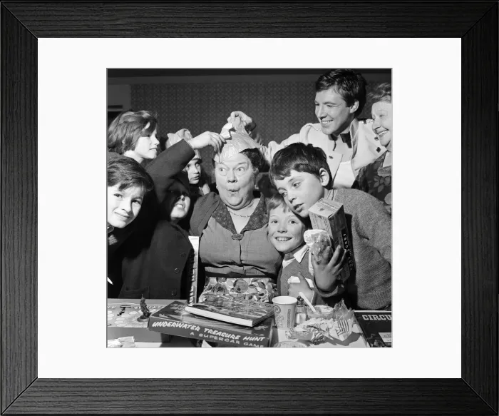Framed Print : When 45 children from Wood Street Mission in Manchester were invited to take part in a