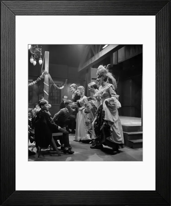Framed Print : When 45 children from Wood Street Mission in Manchester were invited to take part in a
