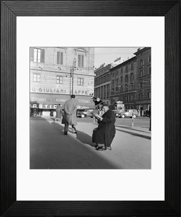 Framed Print : On the sunny side of the street. A brief few hours of sunshine among the snow Framed Print : On the sunny side of the street. A brief few hours of sunshine among the snow