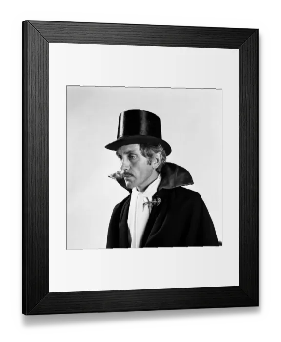 Framed Print : Actor Terence Stamp in his portrayal of Dracula. 27th July 1978