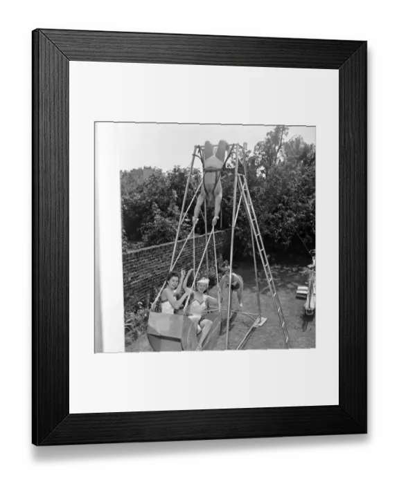 Framed Print : A novelty acrobatic machine has been devised by The Amazing Briton Framed Print : A novelty acrobatic machine has been devised by The Amazing Briton