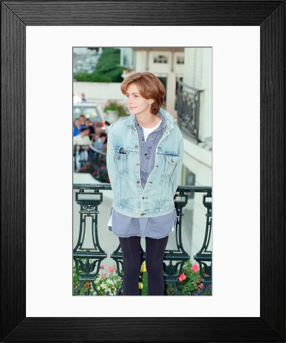 Framed Print : Deauville American Film Festival, Deauville, France, September 1990