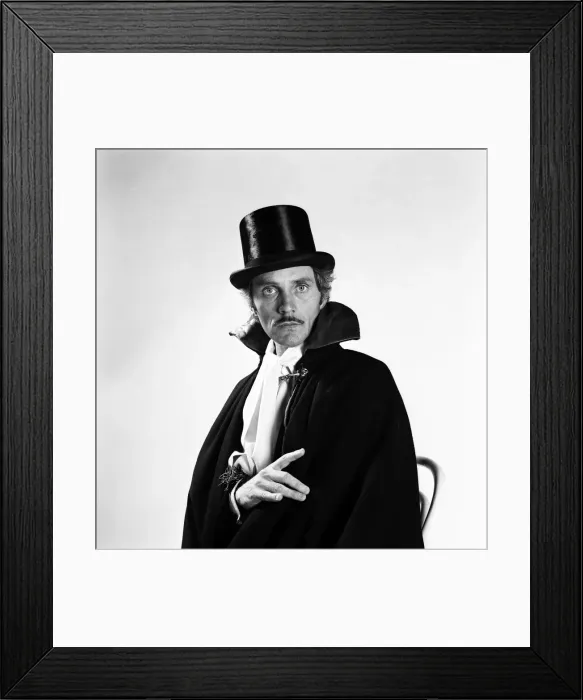 Framed Print : Actor Terence Stamp in his portrayal of Dracula. 27th July 1978 Framed Print : Actor Terence Stamp in his portrayal of Dracula. 27th July 1978