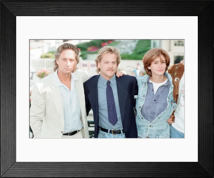 Framed Print : Deauville American Film Festival, Deauville, France, September 1990