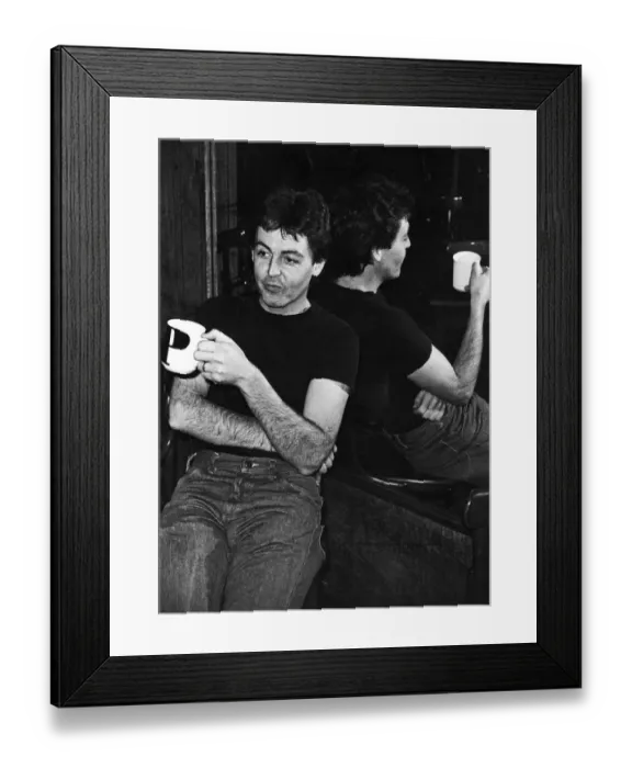 Framed Print : Former Beatles singer and bass guitarist Paul McCartney. September 1983