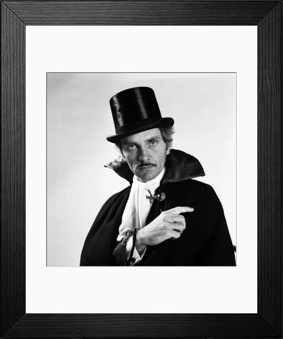 Framed Print : Actor Terence Stamp in his portrayal of Dracula. 27th July 1978 Framed Print : Actor Terence Stamp in his portrayal of Dracula. 27th July 1978