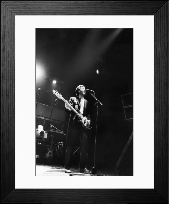 Framed Print : Former Beatles singer and bass guitarist Paul McCartney. September 1983 Framed Print : Former Beatles singer and bass guitarist Paul McCartney. September 1983