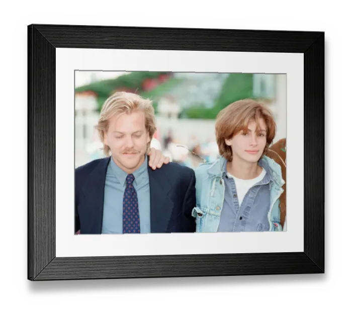 Framed Print : Deauville American Film Festival, Deauville, France, September 1990